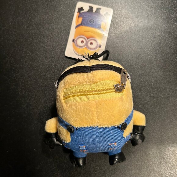 Despicable Me Minion Plush Keychain brand new with tags - Picture 2 of 2